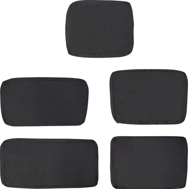 Ersatz-Kissenhüllen-Set für Piegan Eck-Dining-Set in Schwarz aus Polypropylen - Bild 1
