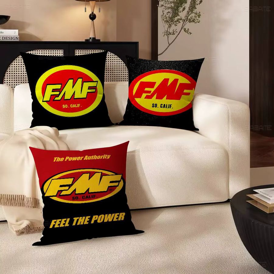 FMF Racing Logo Kissenbezug Schwarz, B/T/H: 45 x 45 x 0 cm - Bild 6