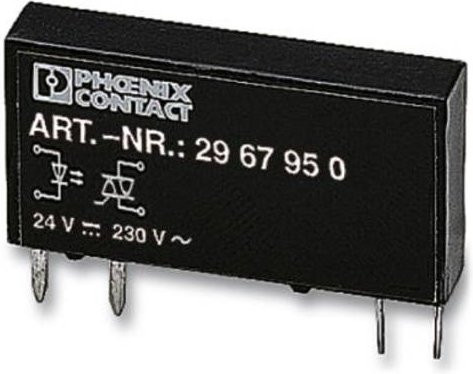 Phoenix Contact Halbleiterrelais 2967950 in Schwarz, 750 mA, max. Schaltspannung 253 V/AC, 10 Stück - Bild 1