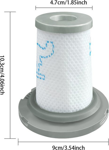 Rowenta Ersatzfilter ZR009006 für X-Force Flex 8.60 Staubsauger RH9611 RH9638 RH9639 in Weiß - Bild 1