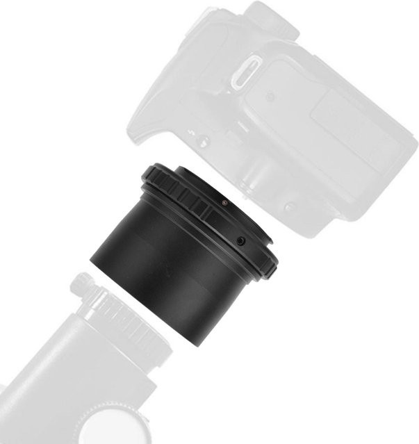 Koogeelife T2-AI Metall-Adapterring für 2-Zoll-T-Mount-Teleskope auf Nikon AI-Mount Kameras, Weiß - Bild 1