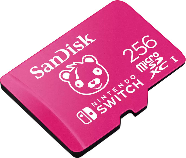 SanDisk microSDXC Extreme Gaming Speicherkarte Fortnite Cuddle Team Leader Edition für Nintendo Switch, 256 GB, Pink - Bild 2