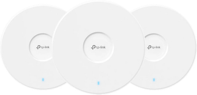TP-Link Omada EAP770 WiFi 7 Tri-Band Access Point im 3er-Pack, Weiß - Bild 1