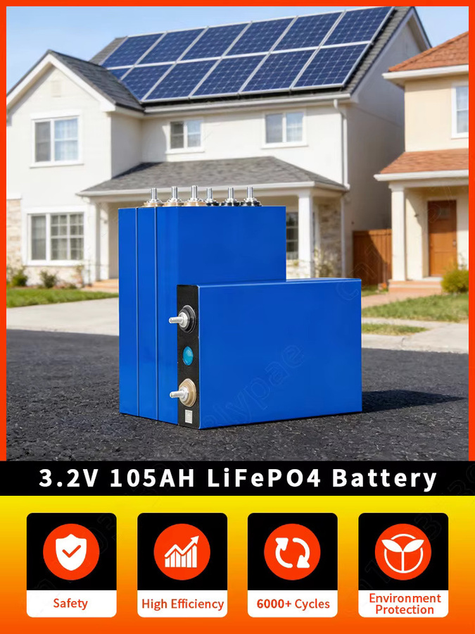 Fullfutura LiFePO4 Batterie Klasse A 3,2 V 105 Ah Lithium-Eisenphosphat-Zelle für Golfwagen, Haushalt und EV - Bild 8