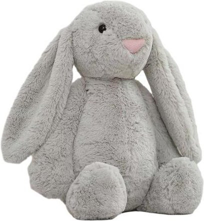HonorBond Plüschhase, grau, 28cm - Bild 1