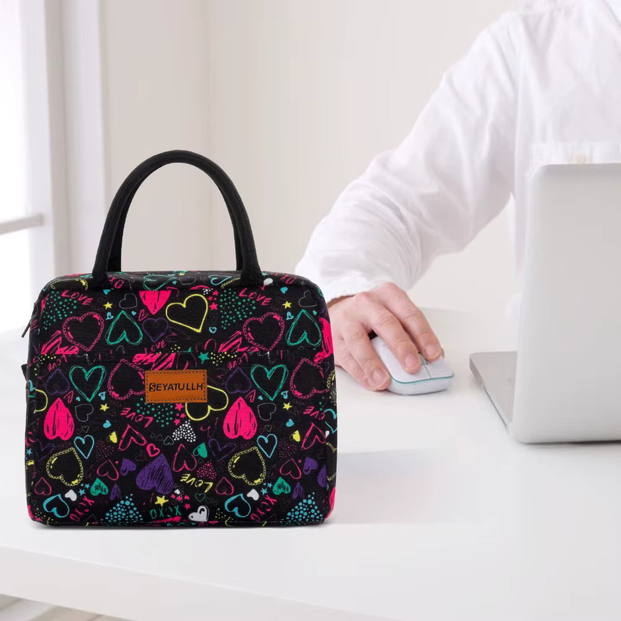 Isolierte Lunchtasche von SEYATULLH in Multicolour für Picknick, Schule und Outdoor - Bild 6