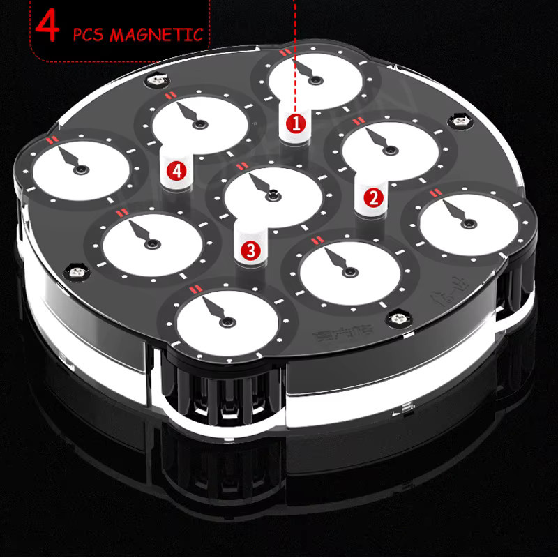 QiYi Uhr Lila Magnetische Uhr Cube Puzzle - Bild 3