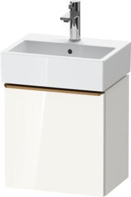 Duravit Waschtischunterschrank D-Neo in Weiß Hochglanz mit 1 Tür, Wandmontage, B/T/H: 43,4 x 32,2 x 44 cm - Bild 1