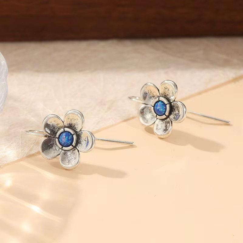 Futz Ohrringe Vintage, Silber, Damen - Bild 4