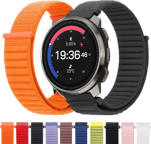 Suunto Uhrenarmband Nylon, Schlaufenarmband, 22 mm, 20 mm - Bild 1