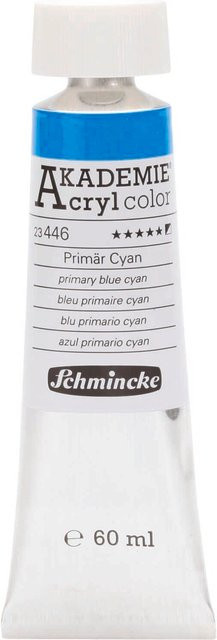 Schmincke Akademie Acrylcolor Primär Cyan 60 ml - Bild 1