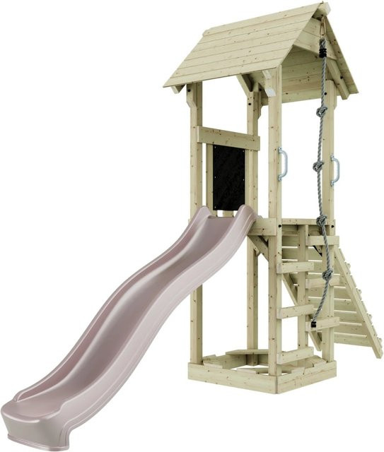 OutdoorToys Spielturm Lillehammer, Holz, Rosa / Pink, ab 3 Jahre - Bild 1