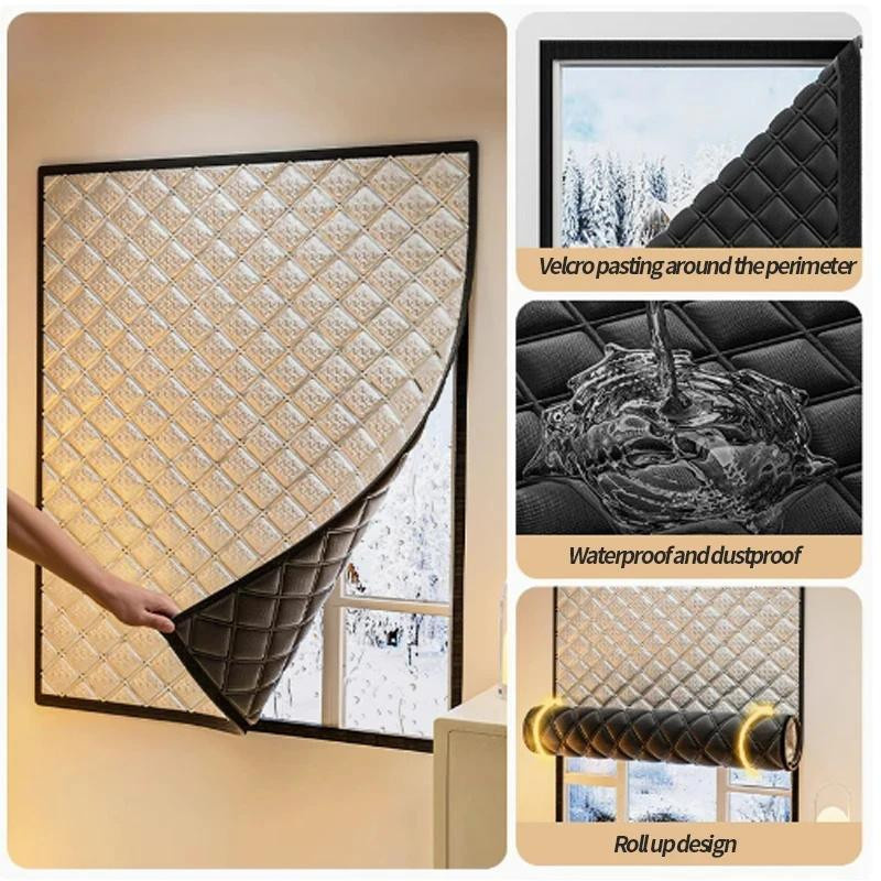 Decor Home 888 Thermische Fensterfolie Selbstklebend Verdickt zur Wärmedämmung B: 80 cm, H: 100 cm - Bild 7