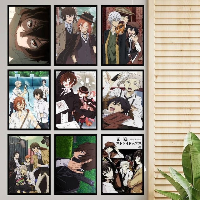 Bungo Stray Dogs Dazai Chuuya Anime Poster Wandkunst in Mehrfarbig - Bild 1