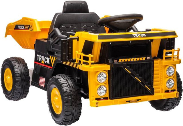 AIYAPLAY Elektrischer Traktor Kinder-Elektroauto mit Schaufel Gelb 3-5 Jahre - Bild 3