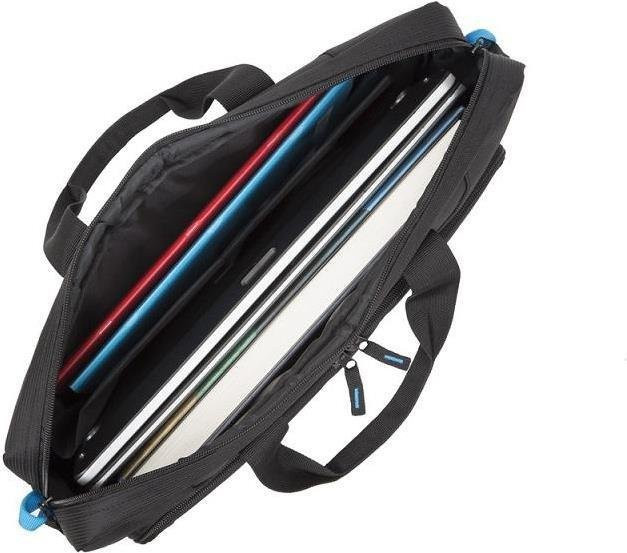 Rivacase Regent Notebook-Tasche für Laptops bis 17.3 Zoll in Schwarz - Bild 2