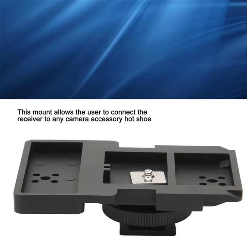 Supernew Kamera-Blitzschuhhalterung Montageadapter in Schwarz für EW 100 300 500 G3 G4 - Bild 3