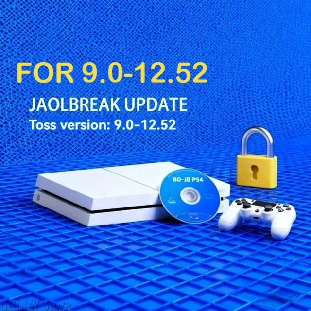 GEVBAY Zubehör für PlayStation 4 kompatibel mit den Systemversionen 9.0 bis 12.52 - Bild 1