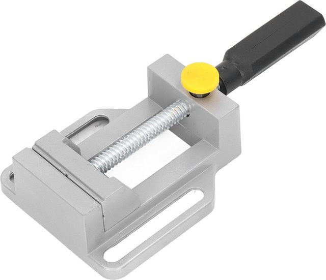 Schnellspann-Bohrmaschinenschraubstock aus Aluminiumlegierung in Silber - Bild 1