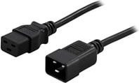BlueWalker IEC-Kabel C19/C20 Verlängerungskabel in Schwarz - Bild 1
