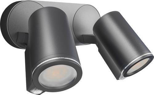 Steinel SPOT DUO S 058654 Außenstrahler mit Bewegungsmelder und Dämmerungssensor, Warmweiß, 14.6W - Bild 1