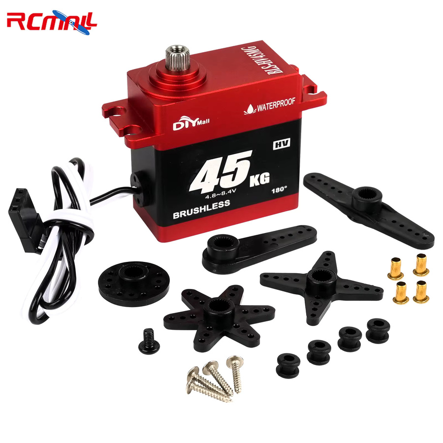 RCmall Digitales RC-Servo, bürstenloser Servomotor, wasserdicht, Ganzmetall, Lenkservo für 1:8 1:10 RC-Auto - Bild 3