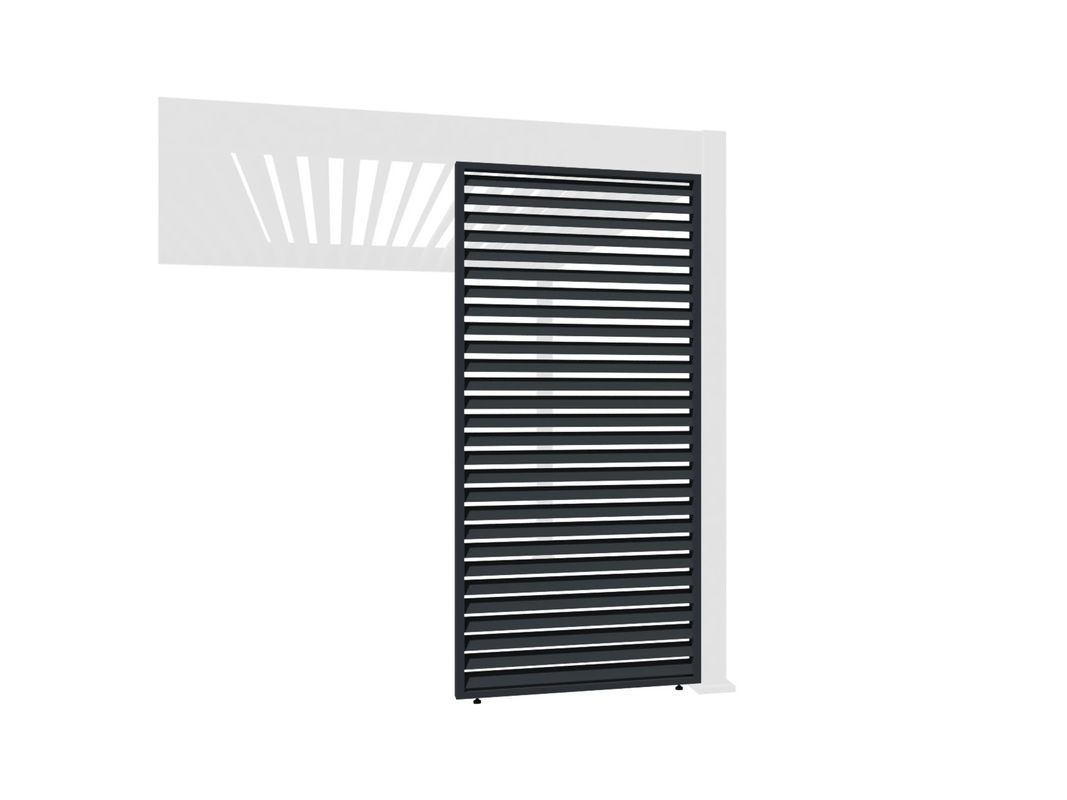 PergoLine Seitenwandpaneel Trumpf und Superior horizontal, Anthrazit, Breite: 0,93 m - Bild 2
