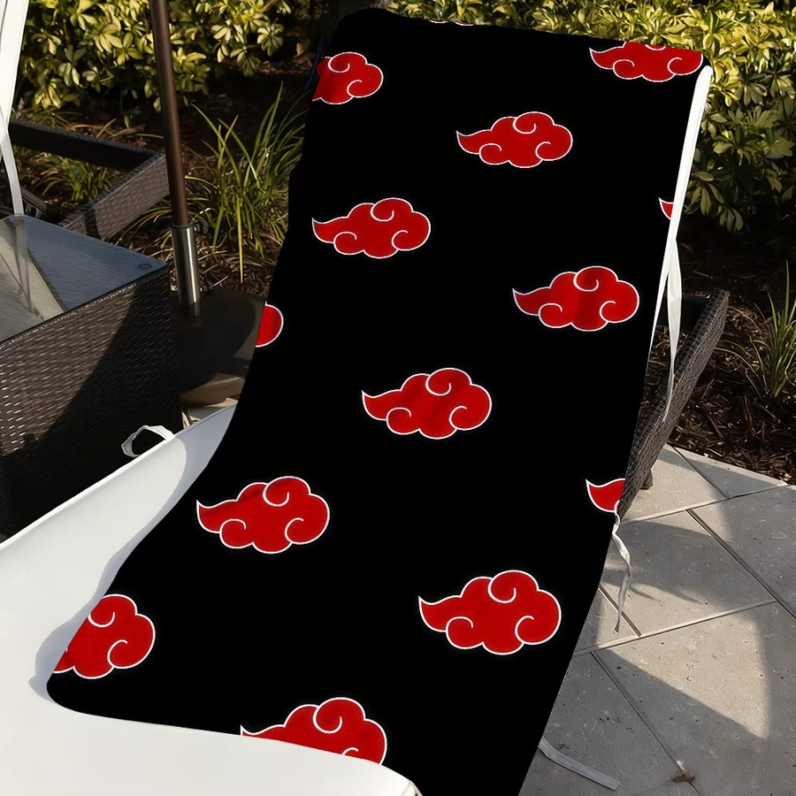 Naruto Akatsuki Strandtuch schnelltrocknend und sanddicht für Sport, Reise und Camping - Bild 5