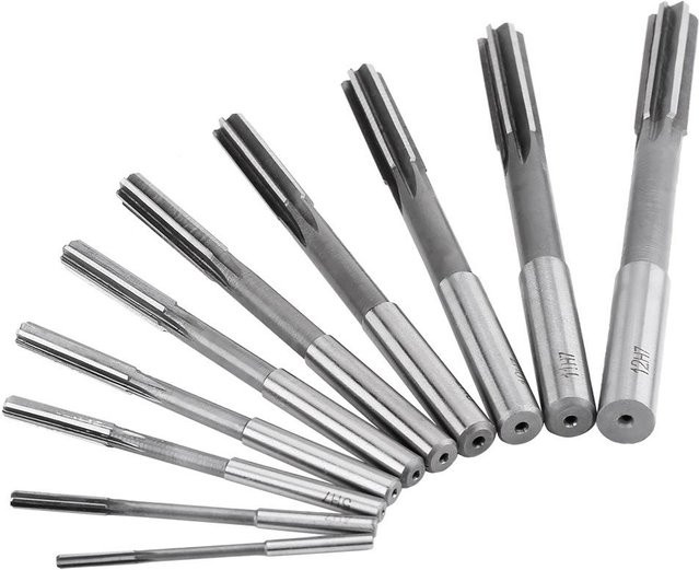 Painter HSS H7 Geradnut Reibahle Set aus Edelstahl, 10 Stück, Silber - Bild 1