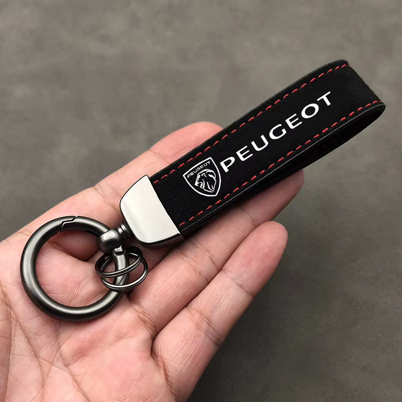 Schlüsselanhänger Peugeot, Leder, Unisex - Bild 3