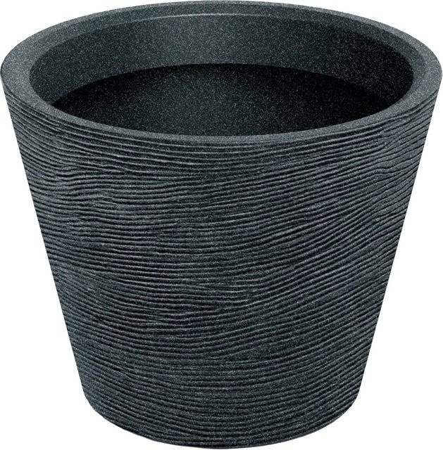 Prosperplast Blumentopf Tubra Anthrazit Durchmesser: 40 cm, Höhe: 34 cm - Bild 1
