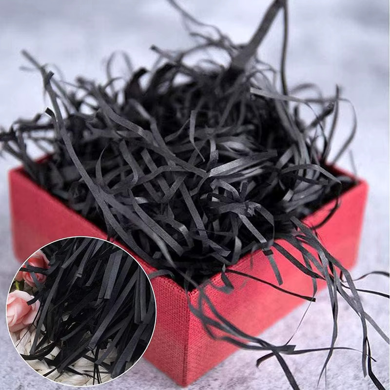 TMZ Bastpapier als Crinkle-Konfetti für DIY-Geschenkboxen und Korbfüllungen, Farben: Rosa, Weiß, Schwarz, Gewicht: 20 g, 40 g, 60 g - Bild 3