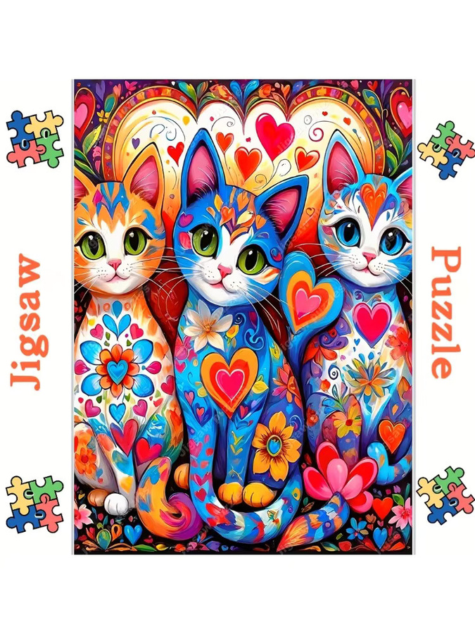 AZNM Puzzle, Tiere, Bunt / Mehrfarbig - Bild 7