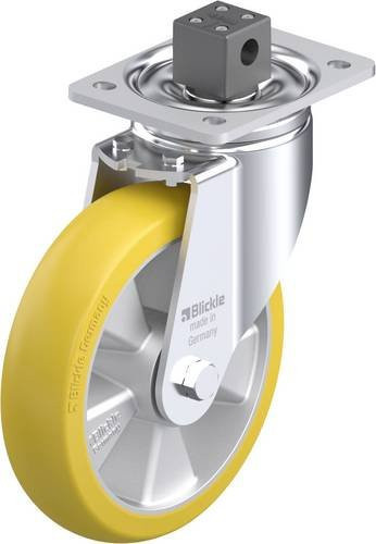 Blickle Stahlblech-Lenkrolle LH-ALTH 200K-CS13-CO mit Rad-Durchmesser 200 mm und einer Tragfähigkeit von 800 kg - Bild 1