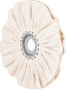 PFERD Tuchring TR Hart Weiß für die Vorpolitur mit Polierpaste Durchmesser: 150 mm, Bohrung-Ø: 20 mm, Dicke: 10 mm - Bild 1