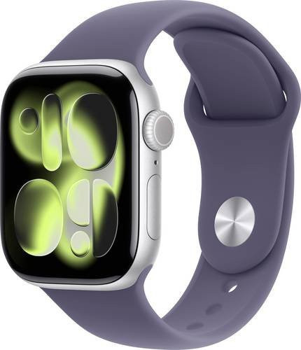 Apple Smartwatch, Series 11, GPS + Cellular, 42 mm, Aluminium, Silber, Nebelviolett, Unisex - Bild 1