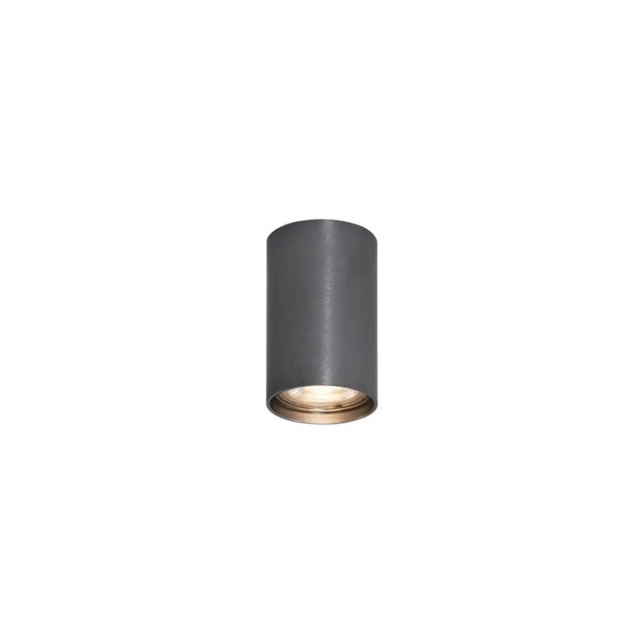 QAZQA Moderner Aufbaustrahler Gunmetal GU10 mit Reflektor, Farbe: Anthrazit/Grau - Bild 2