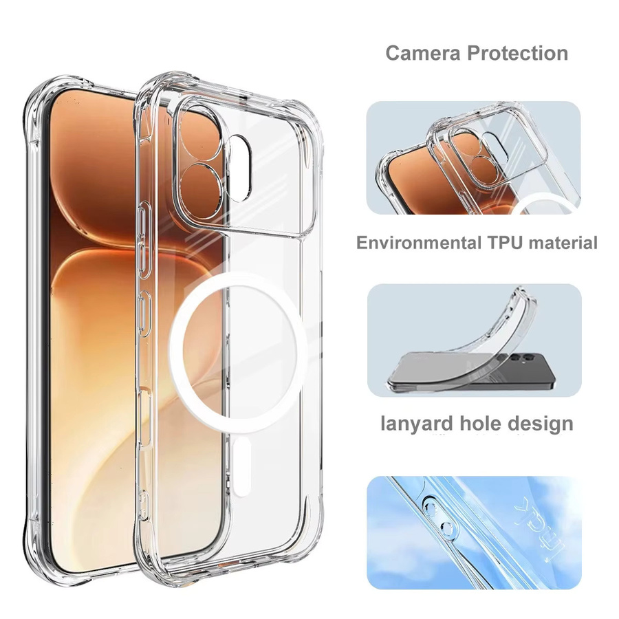 Transparente Magnetische Hülle mit MagSafe für Xiaomi 17T Pro, 17T und 15T - Bild 6