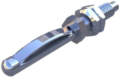 Hirschmann Test & Measurement VST 20 Bananenstecker Einbau vertikal silberfarben Stift-Ø: 4mm vernickelt - Bild 1