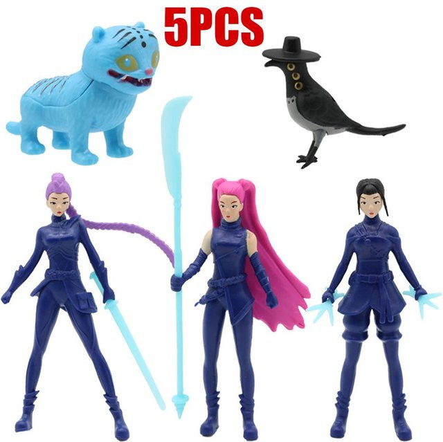 Fashnics Kpop Dämonenjäger Actionfigur Set Bunt / Mehrfarbig - Bild 1