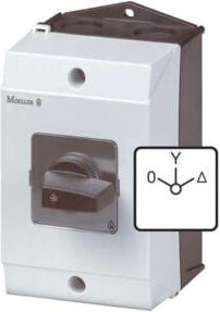 Eaton Stern-Dreieck-Schalter 20A, 5,5kW, 3p, IP65, Aufputzmontage, T0-4-8410/I1 - Bild 1