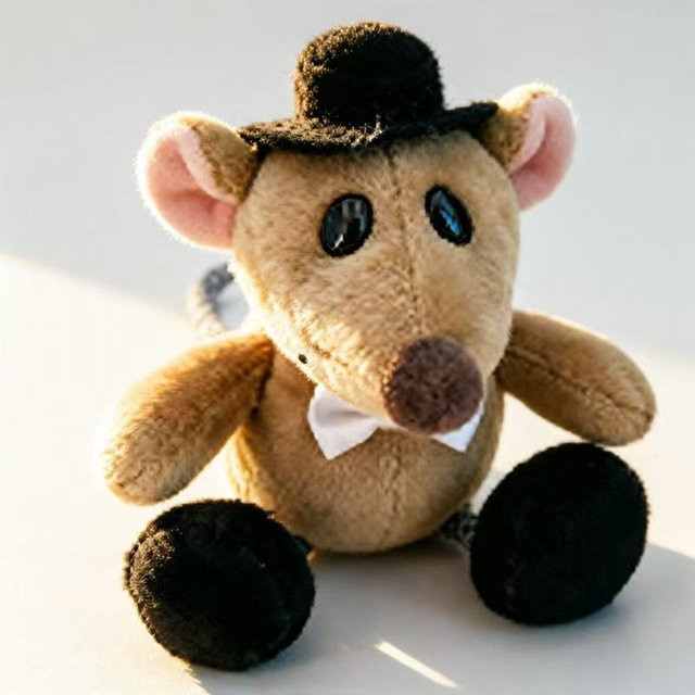 Yiran Health & Beauty Cartoon-Maus-Anhängerpuppe, Plüschtier, 10cm, ab 14 Jahren - Bild 1