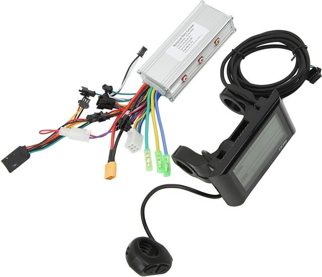 Igeteck Bürstenloser Controller-Kit für Elektroroller und Elektrofahrräder mit LCD-Anzeige, 500W, 48V/60V, Weiß - Bild 1