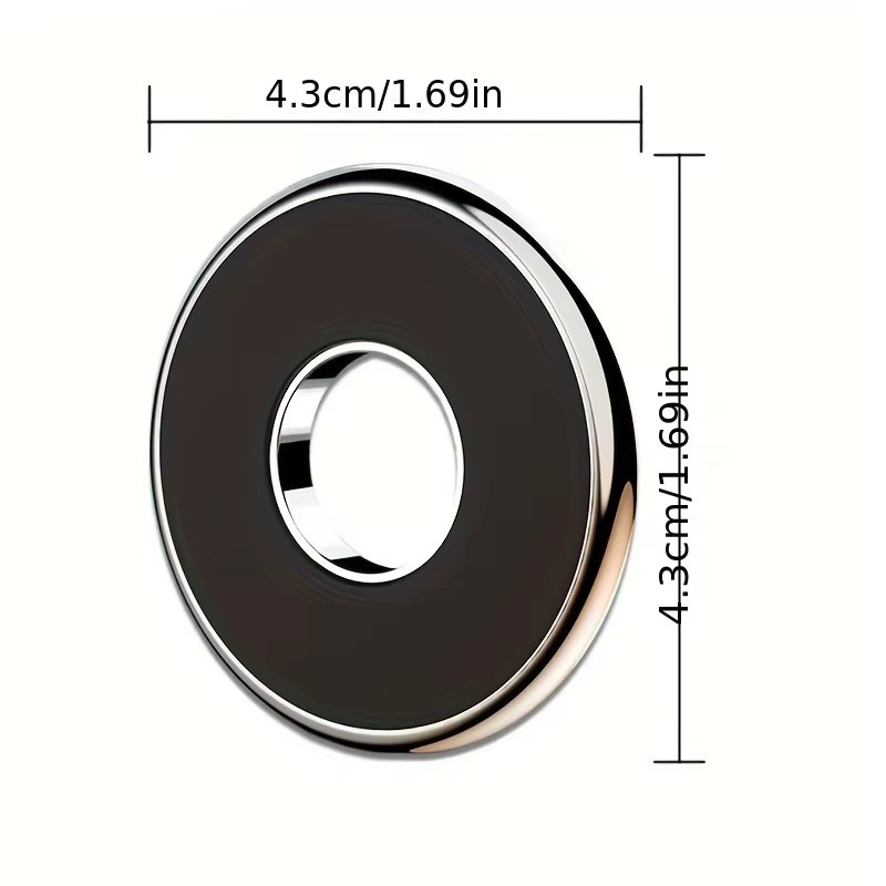 Leistungsstarke magnetische Wandhalterung und Auto-Handyhalterung in Silber - Bild 3