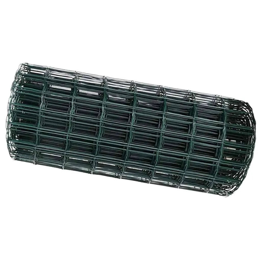 vidaXL Eurozaun Grün aus PVC-beschichtetem Eisen, Höhe: 0,8 m, Länge: 10 m - Bild 2