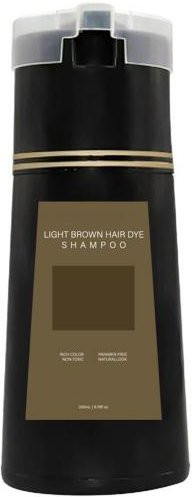 tianyaonuo Haarfärbeshampoo, hellbraun, 200 ml, Unisex - Bild 1