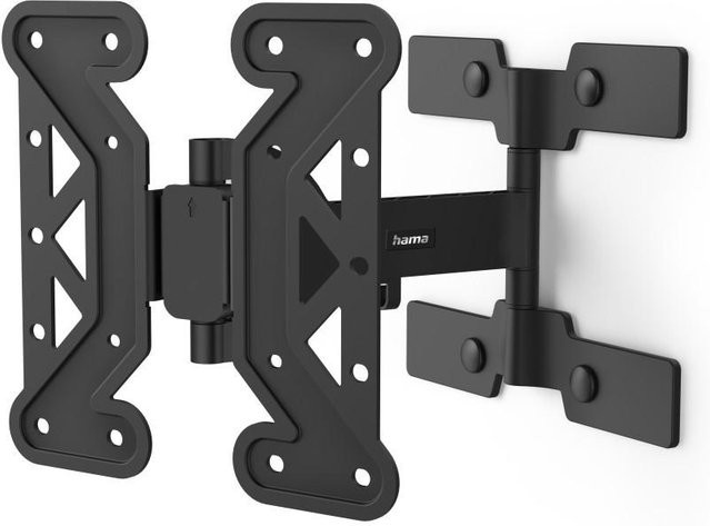 Hama TV-Wandhalterung schwarz, schwenkbar und neigbar, extra flach, für 122 cm (48 Zoll) bis 25 kg - Bild 1