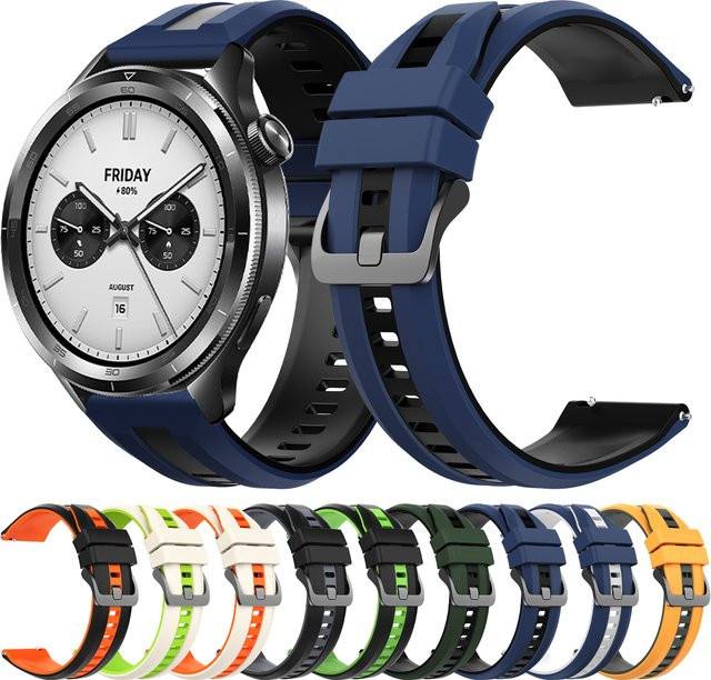 Xiaomi Uhrenarmband Silikon, 22 mm, multicolour - Bild 1