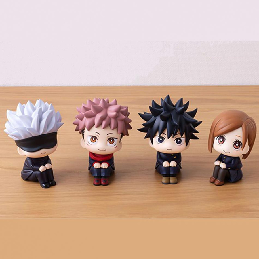 Fashnics Jujutsu Kaisen Anime Figuren Q Version Set aus PVC, Multicolor - Bild 2
