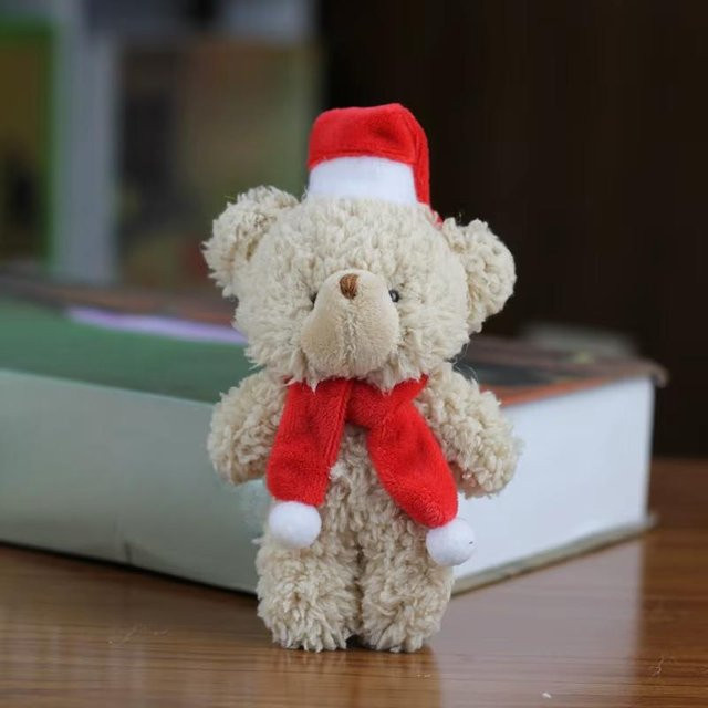 Kidsly Weihnachtsbär Plüsch-Schlüsselanhänger, braun, ab 14 Jahren - Bild 1